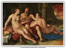 Lotto e le sue figlie Hendrik Goltzius