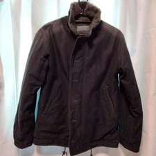 Buzz Rickson's N-1 Deck Jacket Vintage Wool Cotton Alpaca Moher S Black Good