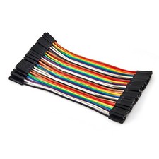 40pcs 10cm Female to Female Header Jumper Wire Dupont Cable Line Connector 40...