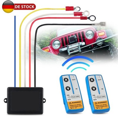 12V Seilwinde Relais Kit Fernbedienung Relais Schützschalter Magnetschalter DE