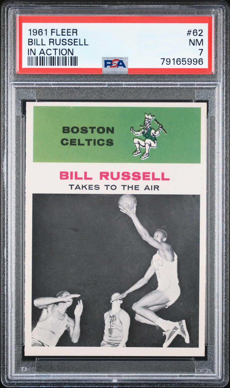 1961 Fleer Bill Russell #62 PSA 7