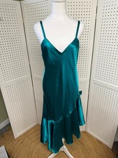 Vintage Victoria's Secret Chemise Slip Womens Large 90's Lingerie Gold Label