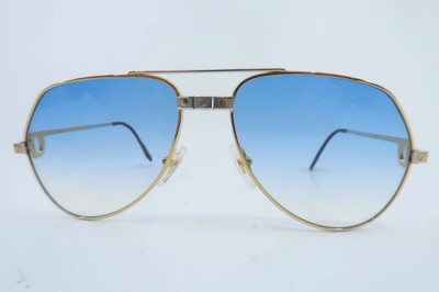 Vintage Cartier PARIS sunglasses Vendome Santos 56-16 135 SL#065248 France