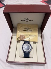 Breitling Superocean 42mm Blue Dial Blue Rubb...