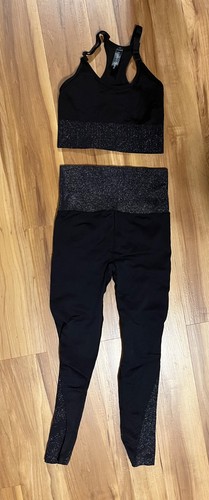 savvi sports top and athletic leggings