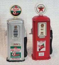 Vintage Texaco Fire Chief Star Gas Pump Dime Coin Bank - Sky Chief Gasoline