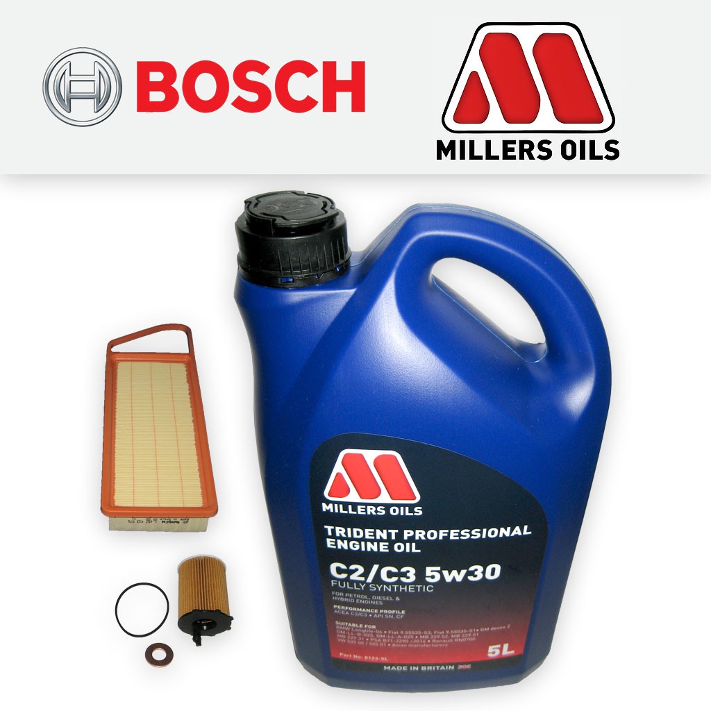 SERVICE KIT for CITROEN C3 PLURIEL 1.4 HDI 8V OIL AIR FILTERS +OIL (2004-2010)
