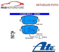 SATZ BREMSBELÄGE BREMSKLÖTZE ATE 130460-28842 A FÜR SKODA FABIA I,FABIA II