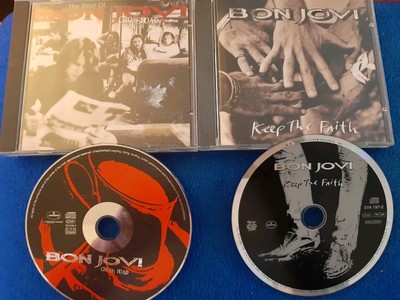 Bon Jovi - 2 CDs   The Best Of  & Kepp The Faith Gut ERHALTEN 