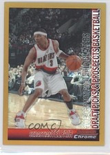 2005-06 Bowman Draft Chrome Gold Refractor 9/50 Sebastian Telfair #28 b5x