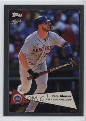 2022 Topps X Naturel 1952 Silver Foil Puzzle Back 29/150 Pete Alonso #32 h3a