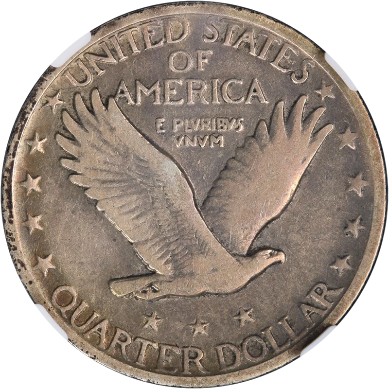 1921 Standing Liberty Quarter NGC F15 Key Date Nice Eye Appeal - Image 2 of 4