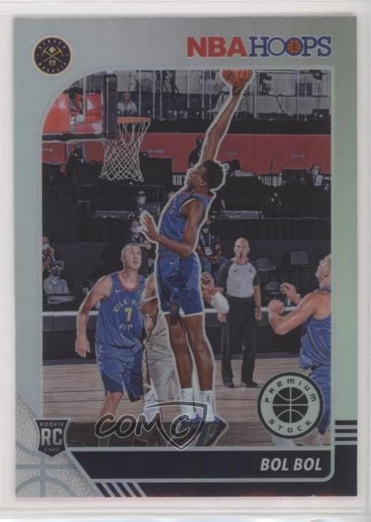 2019-20 Panini NBA Hoops Premium Stock Silver Prizm Bol Bol #233 Rookie RC 12g7