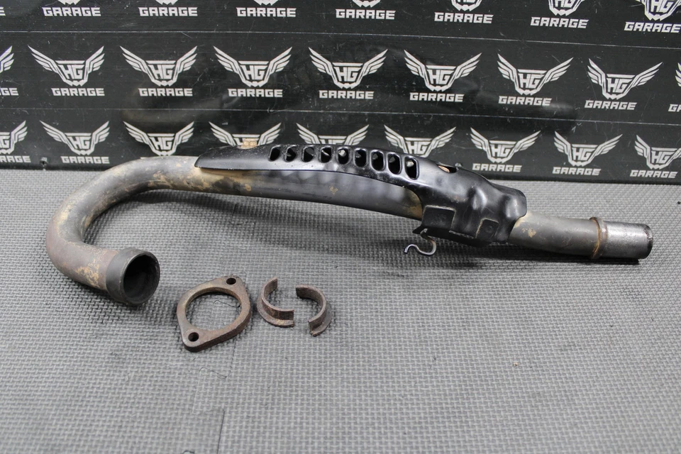 Honda XR200R 86-02 1999 OEM tubo de escape cámara cabezal silenciador 18320-KT0-670 Foto 2 de 4