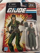 Hasbro G.I. Joe 25th Anniversary Covert Ops Lady Jaye Mosc Filecard Gear Con