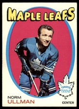 1971-72 Topps #30  NORM ULLMAN  Toronto Maple Leafs  EXMT-NM