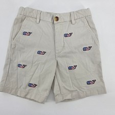 Vineyard Vines Boys Shorts 6 Whale Flag Shorts Khaki Chino Patriotic