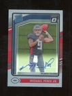 2024 Donruss Optic Silver #279 Michael Penix Jr RC Rated Rookie AUTO 211/325