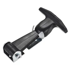 4.96-inch Rubber Flexible T-Handle Draw Latches Hasp for Golf Cart and Tool Box