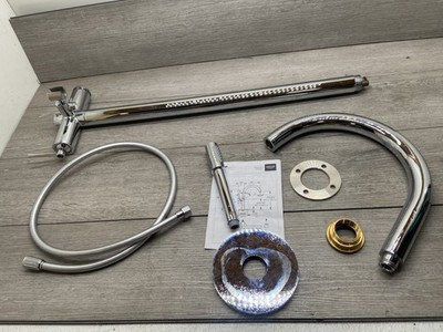 Grohe 23846003 Floor Tub Filler w/Diverter & Hand Shower-READ