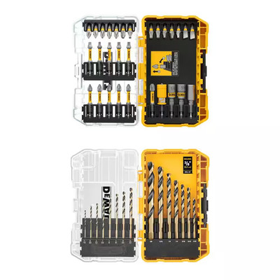Maxfit Ultra 1/4 In. Hex Steel Screwdriving Bit Set (30-Piece) and Black and Gol