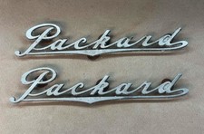 1950s Packard Script Nameplate Emblems Original 1951-1954