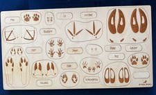 Montessori Wooden Puzzles Animal In Polish for Children