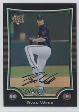 2009 Bowman Draft Chrome Refractor Ryan Webb #BDP27 h0i