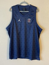 Men  s XL NWOT Paris Saint Germain x Air Jordan PSG Mesh Jersey Navy