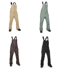 Volcom Women's Swift Bib Overalls - Lichen Green - S