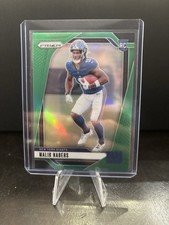 2024 Panini Prizm - Rookies Malik Nabers #370 Green Prizm (RC)