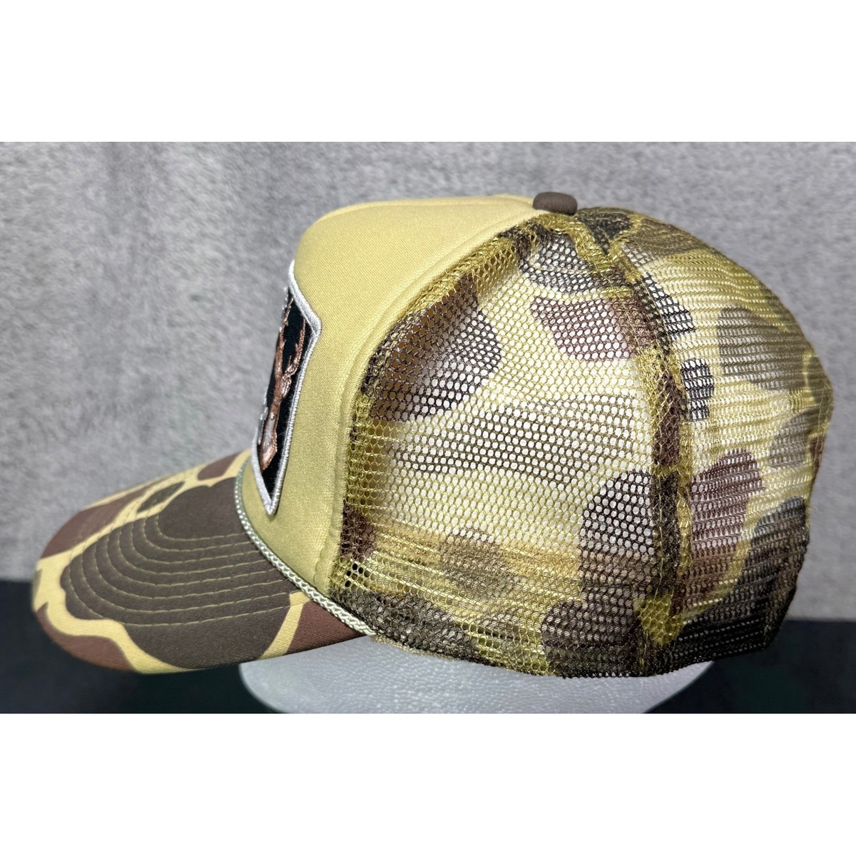 Otto Trucker Hat Mens OSFM Camo Shootin Deers Slammin Beers Patch Snapback Cap View 4