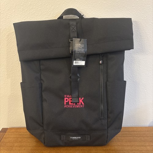 Timbuk2 Tuck Pack Roll Top Water Resistant Laptop Backpack Black T Mobile