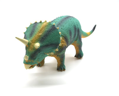 Toysmith Epic Dino Triceratops  Soft Vinyl