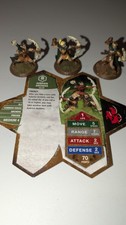 Heroscape Aibrien Archers RARE Wave 4- Zanfor's Discovery WITH Card 