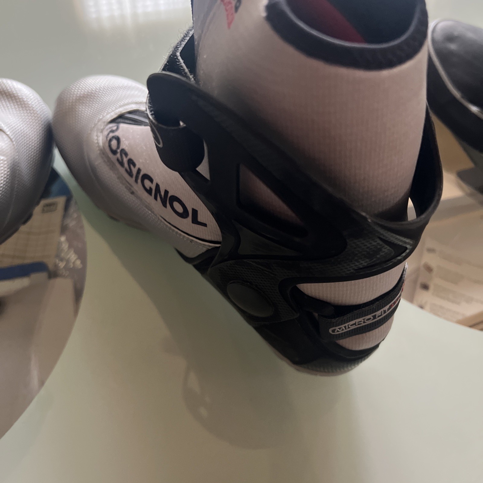 SALOMON ROSSIGNOL X 6 SCARPONI DA SCI DI FONDO Argento Nero Taglia 41