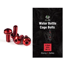 Water Bottle Cage Bolts，Bike Bottle Cage Bolts，red