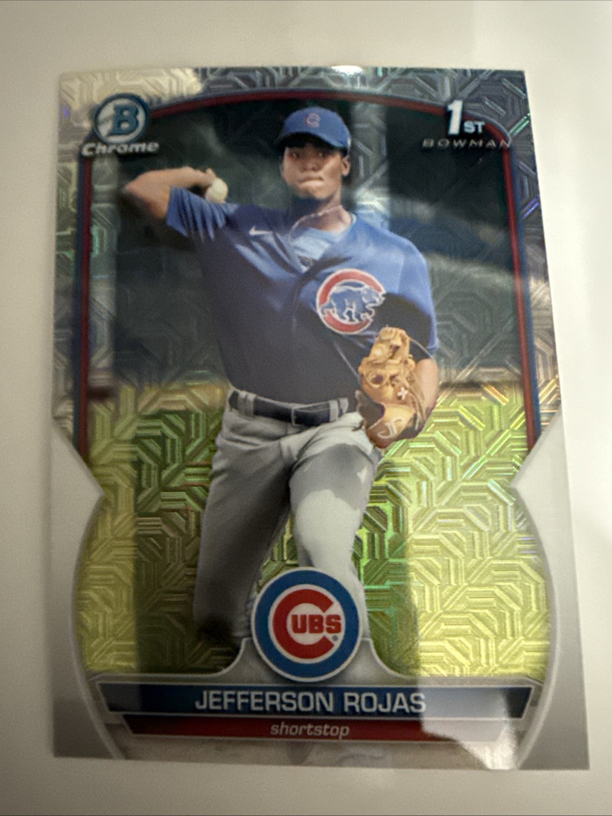 2023 Bowman #BCP-70 Jefferson Rojas Chrome Prospects Mojo Refractors Cubs