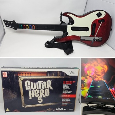 Nintendo Wii Guitar Hero Guitar Controller – Boxed with Manual – No Game  UK