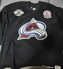 JOFA Colorado Avalanche NHL Hockey Jersey Black National Hockey League Size 60