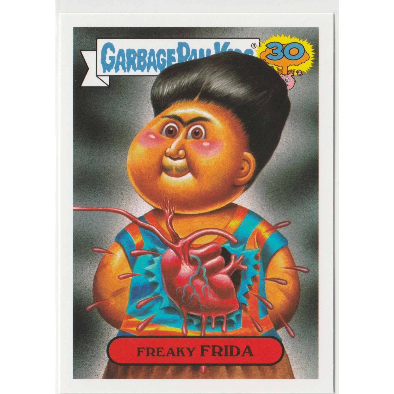 Freaky Frida 3a Kahlo Garbage Pail Kids GPK 2015 30th Anniversary Series Card