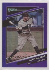2021 Panini Donruss Holo Purple Manny Machado #142 0dp4