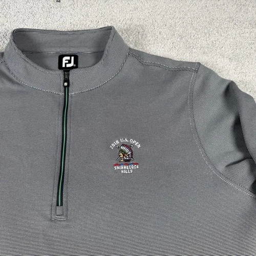 Footjoy Golf 2018 US Open Shinnecock Hills 1/4 Zip Pullover 2XL Navy Blue XXL