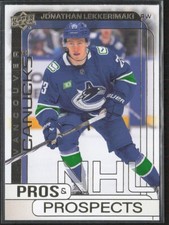 2024-25 UD Extended Series Jonathan Lekkerimaki PP-10 Pros and Prospects Gold RC