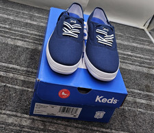 Keds KW-CHAMP-2C-400 Casual Canvas Sneakers Blue Size 7 Medium