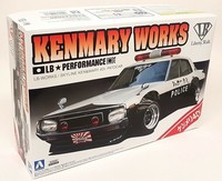 Aoshima 1/24 - Kenmary Works Nissan Skyline Lb Patrol Car Model Car Kit