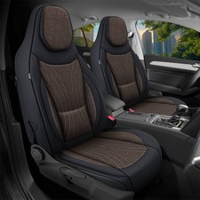 Schonbezüge Sitzbezüge für BMW 3er E46 Bj 1998-06 in Schwarz/Braun C12