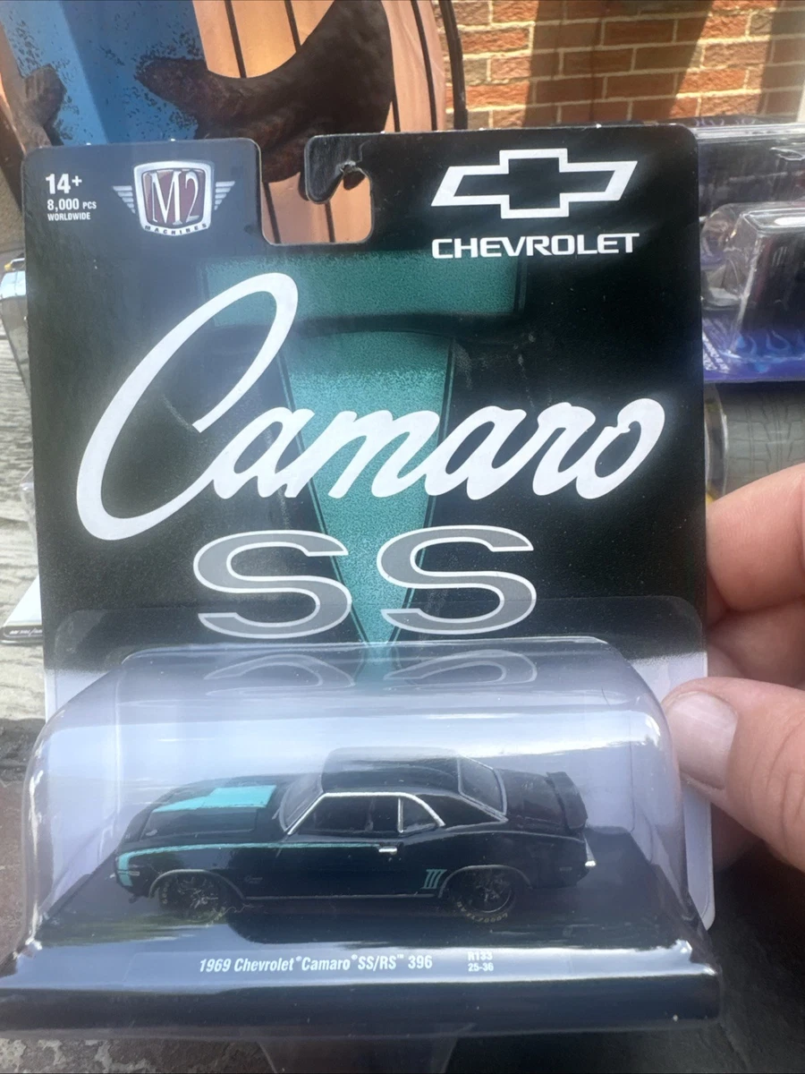 M2/'69 Chevyシボレー Camaroカマロ SS/RS 1/24 絶版 M2 Machines Chevrolet Camaro SS Contemporary Manufacture Diecast