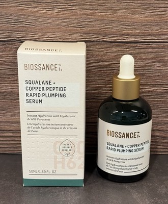 Biossance Squalane Copper Peptide Rapid Plumping Serum 1.69oz