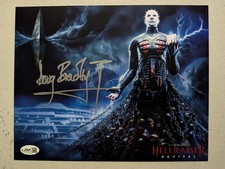 DOUG BRADLEY Signed Hellraiser Pinhead 8x10 Photo Game Autograph JSA COA